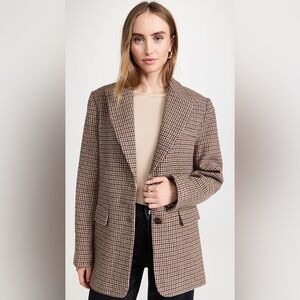 ASTR Brown Houndstooth Blazer